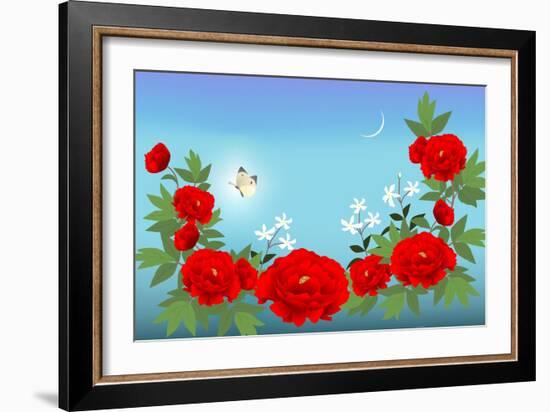 Red Peony-Ikuko Kowada-Framed Giclee Print