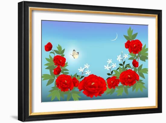 Red Peony-Ikuko Kowada-Framed Giclee Print