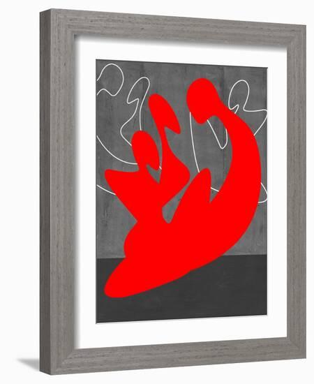 Red People-NaxArt-Framed Art Print