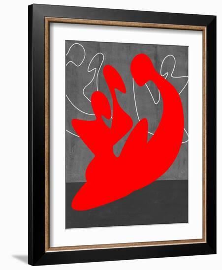 Red People-NaxArt-Framed Art Print