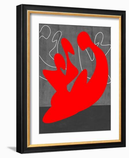 Red People-NaxArt-Framed Art Print