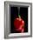 Red pepper is washed by column of water-Charles Bowman-Framed Photographic Print