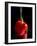 Red pepper is washed by column of water-Charles Bowman-Framed Photographic Print