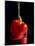 Red pepper is washed by column of water-Charles Bowman-Mounted Photographic Print