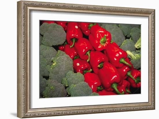 Red Peppers-Ken Hammond-Framed Art Print