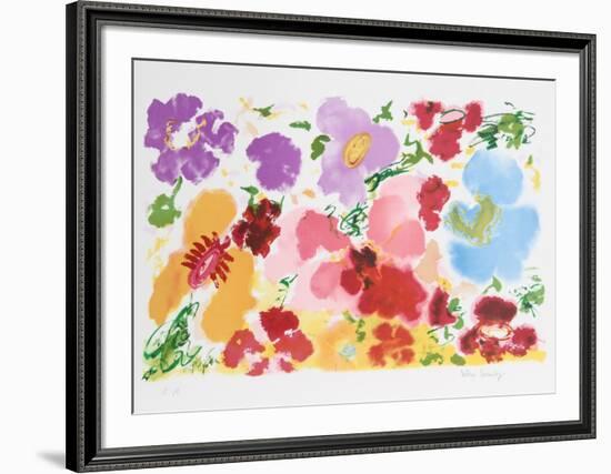 Red Petals-Helen Covensky-Framed Limited Edition