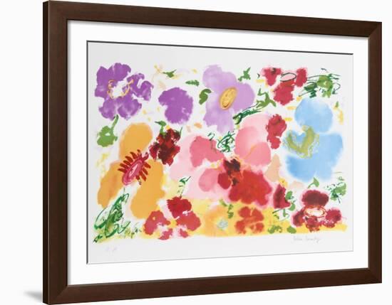 Red Petals-Helen Covensky-Framed Limited Edition