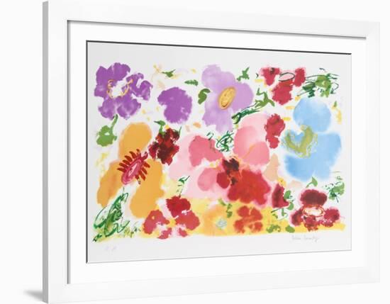 Red Petals-Helen Covensky-Framed Limited Edition