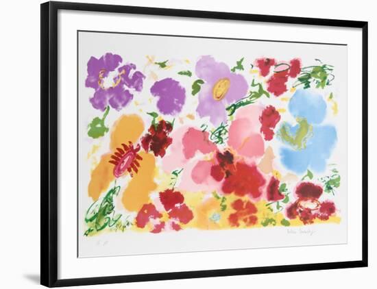 Red Petals-Helen Covensky-Framed Limited Edition