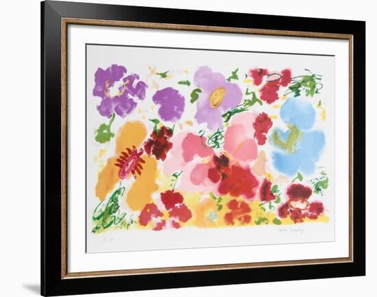 Red Petals-Helen Covensky-Framed Limited Edition