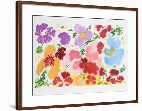 Red Petals-Helen Covensky-Framed Limited Edition