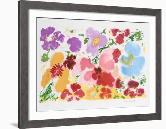 Red Petals-Helen Covensky-Framed Limited Edition