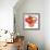 Red Petals-Jan Weiss-Framed Art Print displayed on a wall