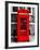 Red Phone Booth in London - City of London - UK - England - United Kingdom - Europe-Philippe Hugonnard-Framed Photographic Print