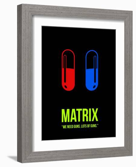 Red Pill or Blue Pill-David Brodsky-Framed Art Print