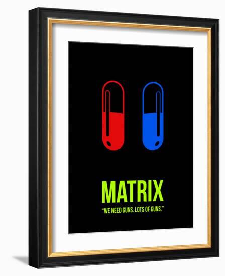 Red Pill or Blue Pill-David Brodsky-Framed Art Print