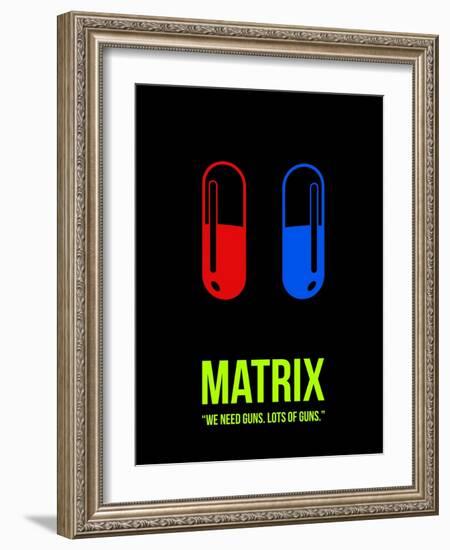 Red Pill or Blue Pill-David Brodsky-Framed Art Print