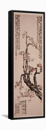 Red Plum Blossoms, 1905-Wu Changshuo-Framed Premier Image Canvas