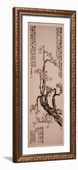 Red Plum Blossoms, 1905-Wu Changshuo-Framed Giclee Print