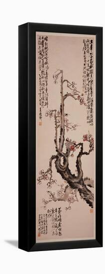 Red Plum Blossoms, 1905-Wu Changshuo-Framed Premier Image Canvas