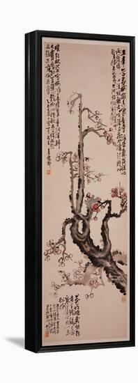 Red Plum Blossoms, 1905-Wu Changshuo-Framed Premier Image Canvas