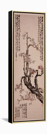 Red Plum Blossoms, 1905-Wu Changshuo-Framed Premier Image Canvas