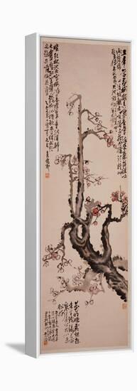 Red Plum Blossoms, 1905-Wu Changshuo-Framed Premier Image Canvas