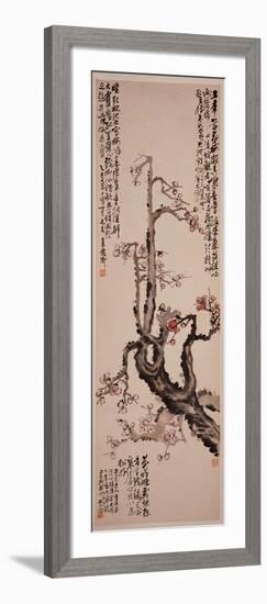 Red Plum Blossoms, 1905-Wu Changshuo-Framed Giclee Print