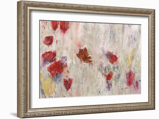 Red Pop Floral-Jodi Maas-Framed Giclee Print