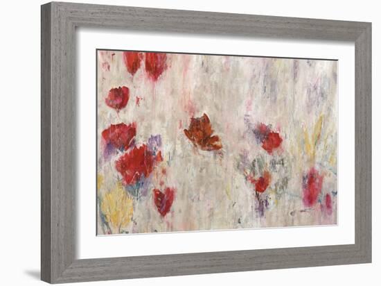Red Pop Floral-Jodi Maas-Framed Giclee Print