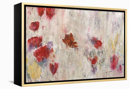 Red Pop Floral-Jodi Maas-Framed Premier Image Canvas