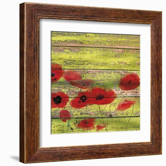 Red Poppies 1-Irena Orlov-Framed Giclee Print