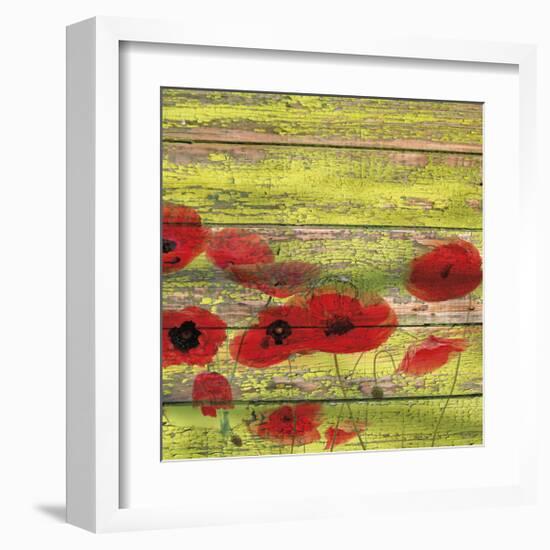 Red Poppies 1-Irena Orlov-Framed Giclee Print