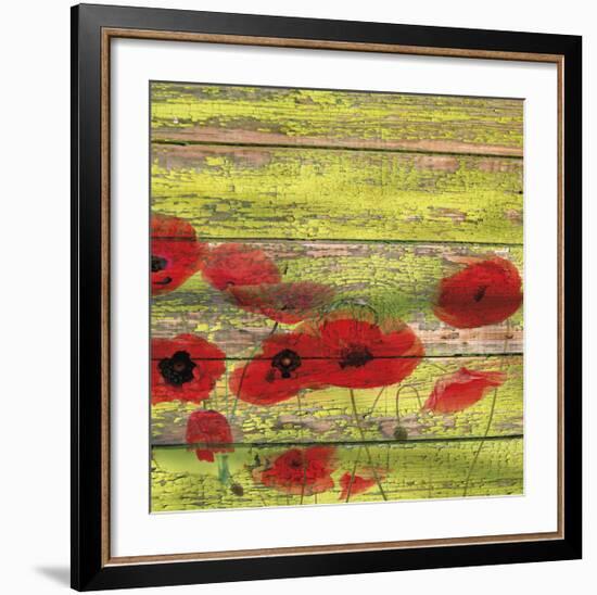 Red Poppies 1-Irena Orlov-Framed Giclee Print