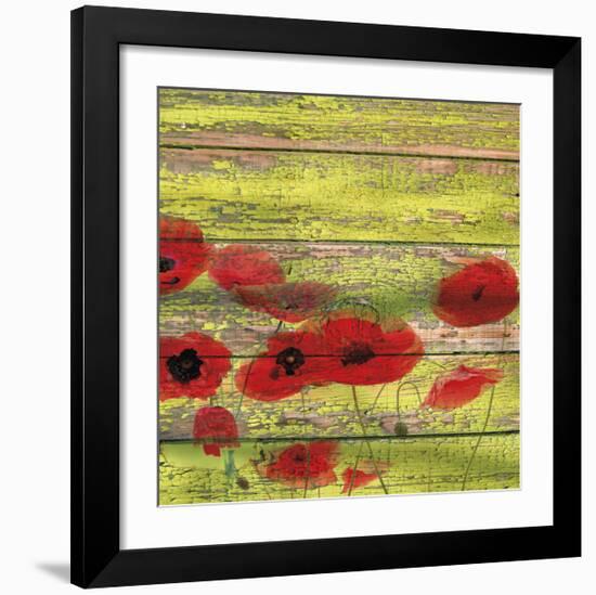 Red Poppies 1-Irena Orlov-Framed Giclee Print