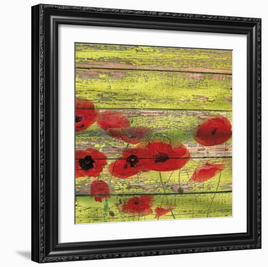 Red Poppies 1-Irena Orlov-Framed Giclee Print