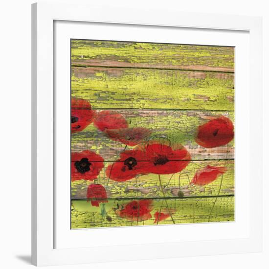 Red Poppies 1-Irena Orlov-Framed Giclee Print