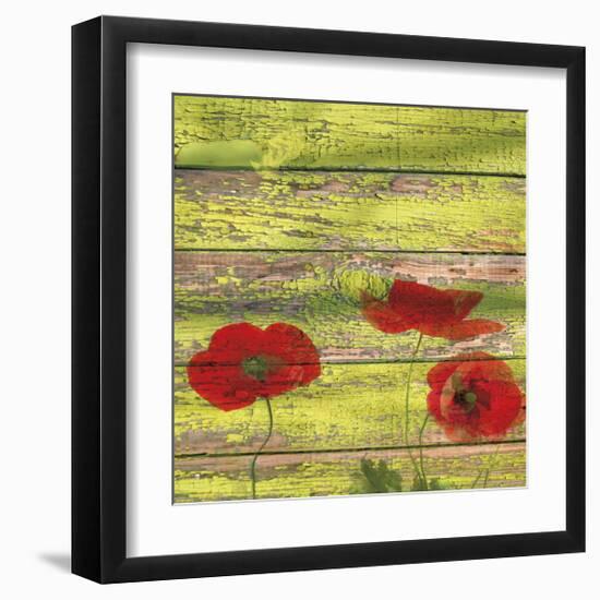 Red Poppies 2-Irena Orlov-Framed Giclee Print