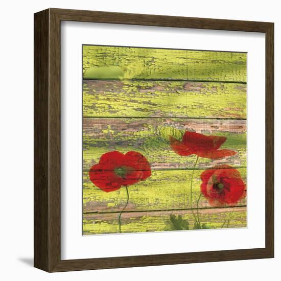 Red Poppies 2-Irena Orlov-Framed Giclee Print