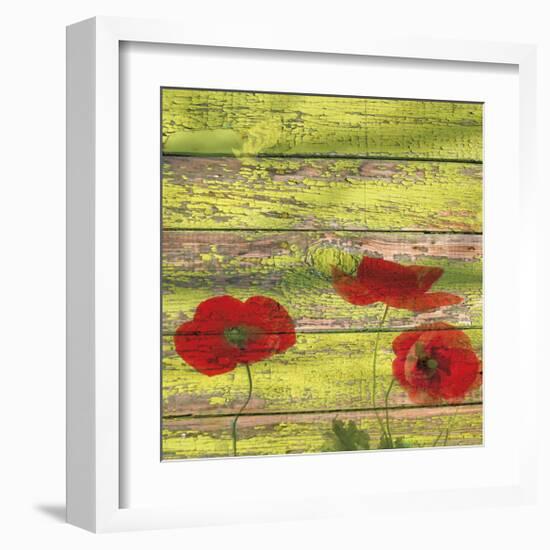Red Poppies 2-Irena Orlov-Framed Giclee Print