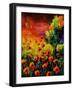 Red Poppies 451130-Pol Ledent-Framed Art Print