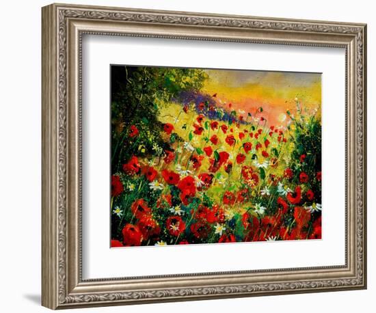 Red Poppies 5607-Pol Ledent-Framed Art Print