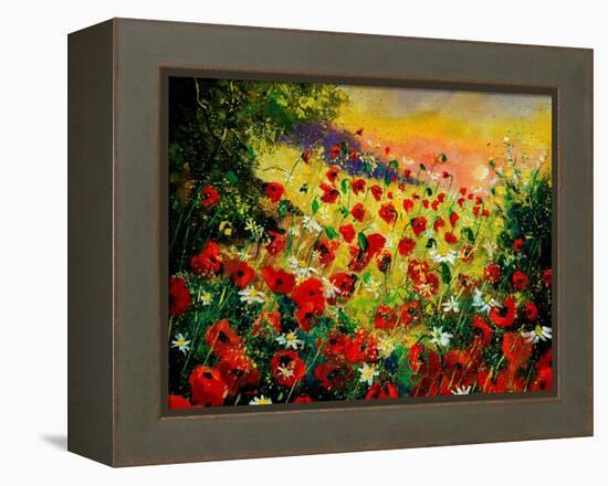 Red Poppies 5607-Pol Ledent-Framed Stretched Canvas