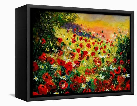 Red Poppies 5607-Pol Ledent-Framed Stretched Canvas