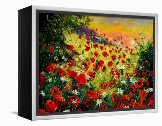 Red Poppies 5607-Pol Ledent-Framed Stretched Canvas