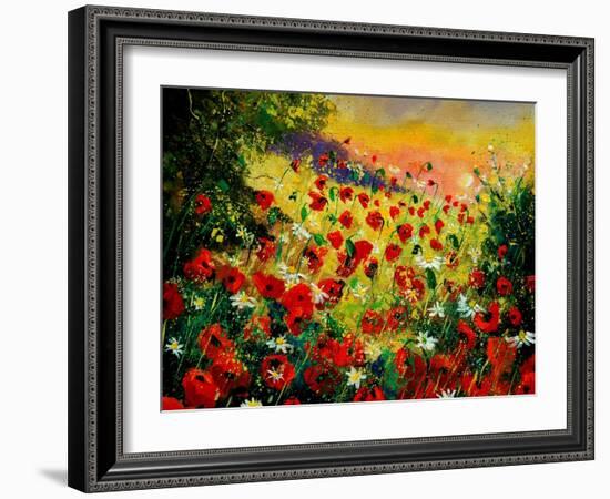 Red Poppies 5607-Pol Ledent-Framed Art Print