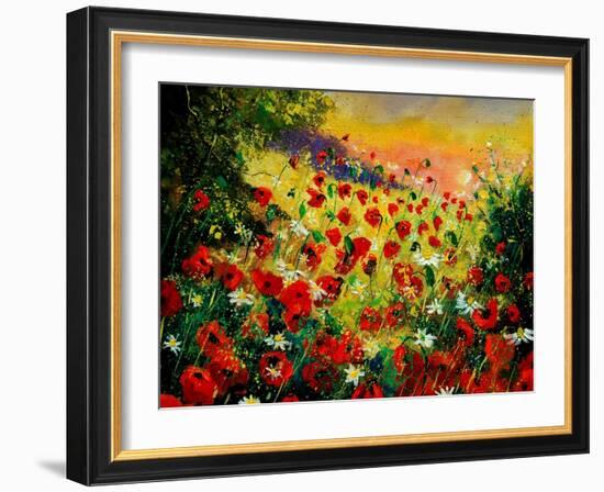 Red Poppies 5607-Pol Ledent-Framed Art Print