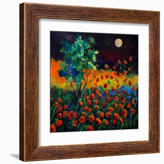 Red Poppies 774111-Pol Ledent-Framed Art Print