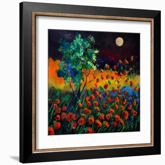 Red Poppies 774111-Pol Ledent-Framed Art Print