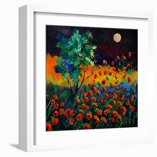 Red Poppies 774111-Pol Ledent-Framed Art Print